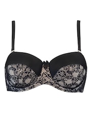 Pour Moi Superfit Trägerloser, wattierter Multiway-BH mit Spitze - Bild 4 von 5