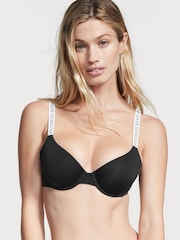 Victoria's Secret Black and White Demi Lightly Lined Bra - Image 1 of 3