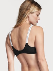 Victoria's Secret Black and White Demi Lightly Lined Bra - Image 2 of 3