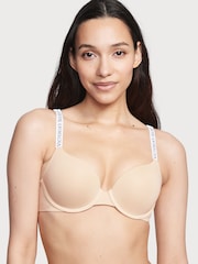 Victoria's Secret Champagne Nude and White Full Cup Push Up Bra - Image 1 of 3