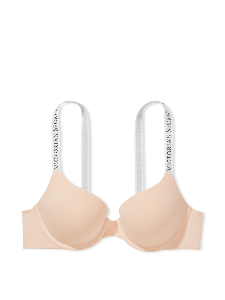 Victoria's Secret Champagne Nude and White Full Cup Push Up Bra - Image 3 of 3