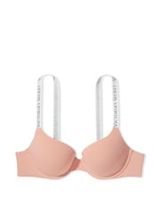 Victoria's Secret Misty Rose Pink and White Full Cup Push Up Bra - Image 3 of 3