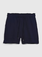 Gap Navy Blue Crinkle Gauze Shorts - Image 4 of 4