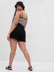 Gap Black Crinkle Gauze Shorts - Image 2 of 6