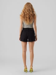 VERO MODA Black Mom Denim Shorts - Image 3 of 5