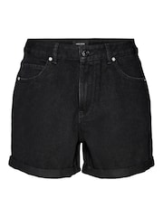 VERO MODA Black Mom Denim Shorts - Image 5 of 5