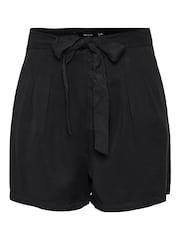 VERO MODA Black Tencel Tie Front Relaxed Shorts - Image 5 of 5