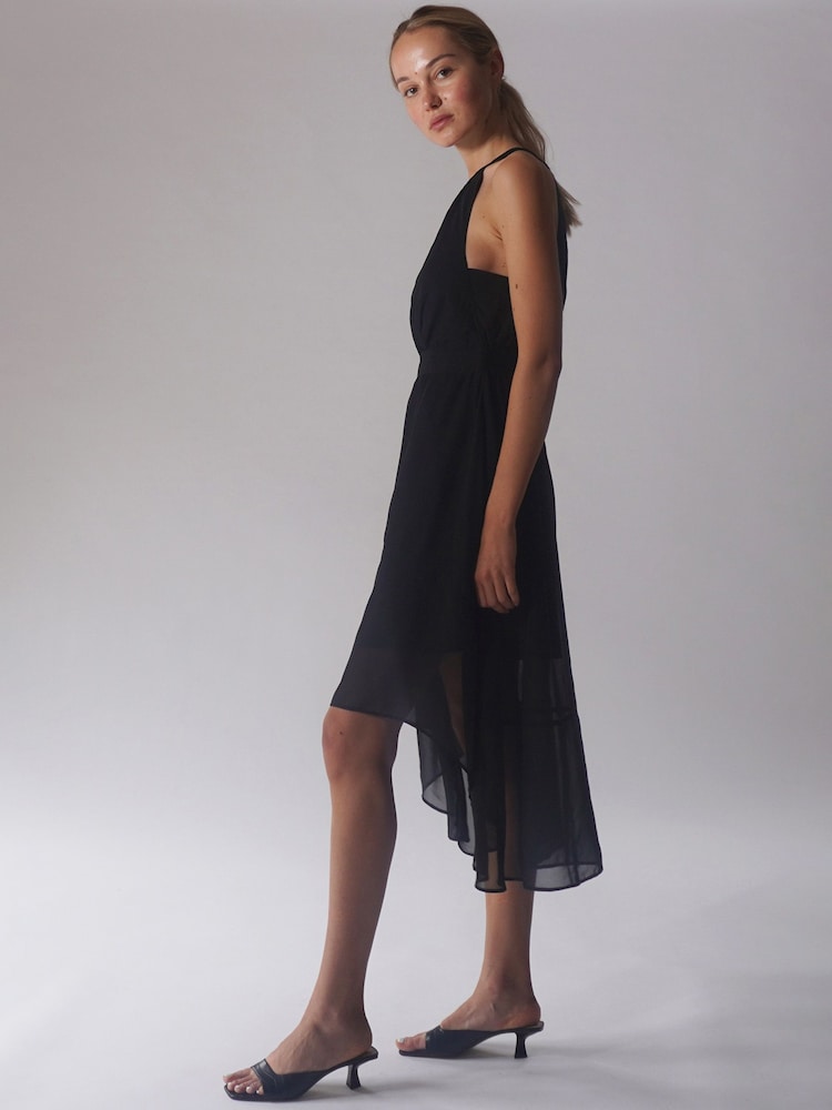 Religion Black High Low Halter Neck Sleeveless Merdian Dress - Image 5 of 5 Religion Black High Low Halter Neck Sleeveless Merdian Dress - Image 5 of 5