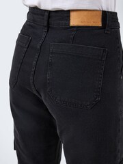 NOISY MAY Black Cargo Straight Leg Jeans - Image 4 of 5