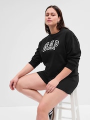 Gap Black Logo Crew Neck Sweatshirt - Image 1 of 10