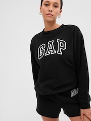 Gap Black Logo Crew Neck Sweatshirt - Image 3 of 10