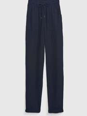 Blau - Gap Crinkle Gaze Lose Hose​​​​​​​ - Bild 1 von 4