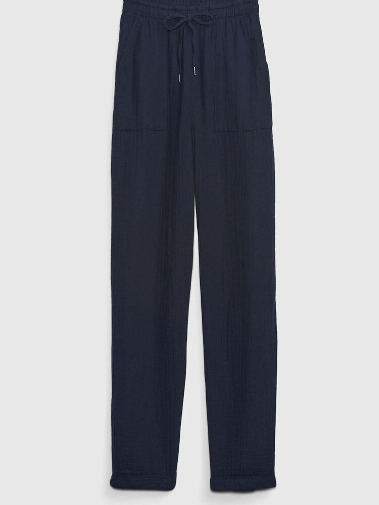 Blau - Gap Crinkle Gaze Lose Hose​​​​​​​ - Bild 1 von 4