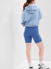 Gap Blue Mid Rise Cycle Gym Shorts - Image 2 of 4