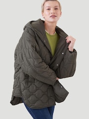 Kaldtvaer Green Narvik Onion Quilted Padded Jacket - Image 1 of 5