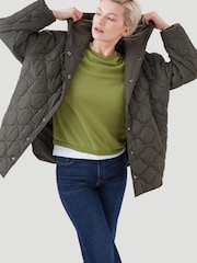 Kaldtvaer Green Narvik Onion Quilted Padded Jacket - Image 4 of 5