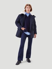 Kaldtvaer Navy Harstad Wind and Water Resistant Padded Parka Coat - Image 2 of 5
