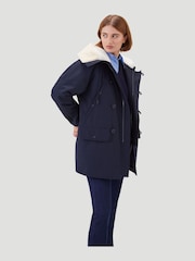 Kaldtvaer Navy Harstad Wind and Water Resistant Padded Parka Coat - Image 4 of 5