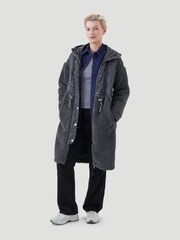 Kaldtvaer Grey Floro Long Teddy Borg Coat - Image 2 of 5