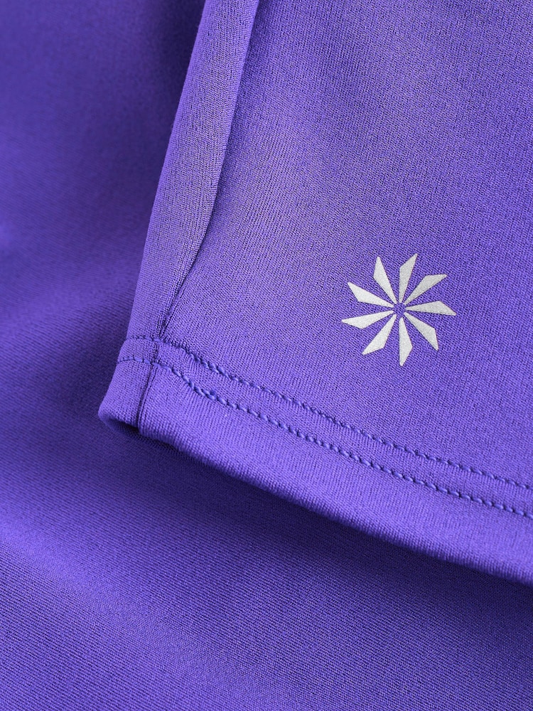Athleta Purple D-DD Cup Elation V-Neck Crop Low Impact Sports Bra - Image 2 of 2