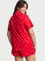 Victoria's Secret Lipstick Red Snowflakes Short Pyjamas - Image 2 of 2