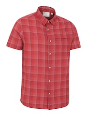 Mountain Warehouse Red Holiday Mens Cotton Shirt - Image 2 of 5