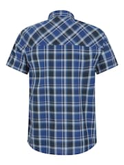 Mountain Warehouse Blue Weekender Mens Cotton Shirt - Image 3 of 5