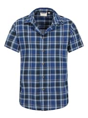 Mountain Warehouse Blue Weekender Mens Cotton Shirt - Image 5 of 5