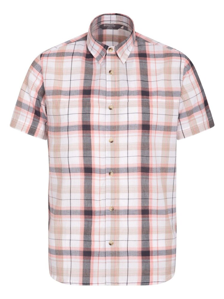 Mountain Warehouse Grey Weekender Mens Cotton Shirt - Image 1 of 5