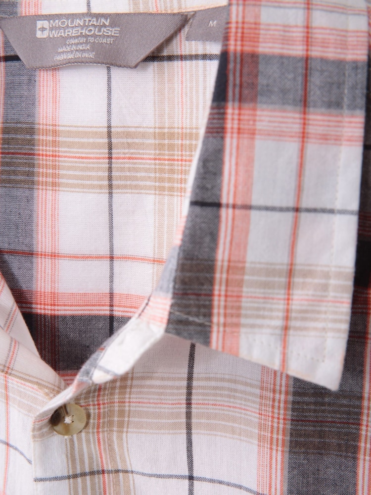 Mountain Warehouse Grey Weekender Mens Cotton Shirt - Image 5 of 5