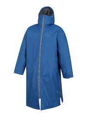 Mountain Warehouse Blue Tidal Waterproof Changing Robe - Kids - Image 4 of 5