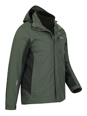 Mountain Warehouse Green Thunderstorm 3 in 1 Jacket -  Mens - Image 2 of 5
