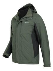 Mountain Warehouse Green Thunderstorm 3 in 1 Jacket -  Mens - Image 3 of 5