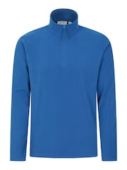 Mountain Warehouse Blue Camber Half-Zip Fleece - Mens - Image 1 of 5