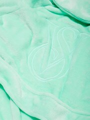 Victoria's Secret Waterfall Green Cosy Short Dressing Gown - Image 4 of 4