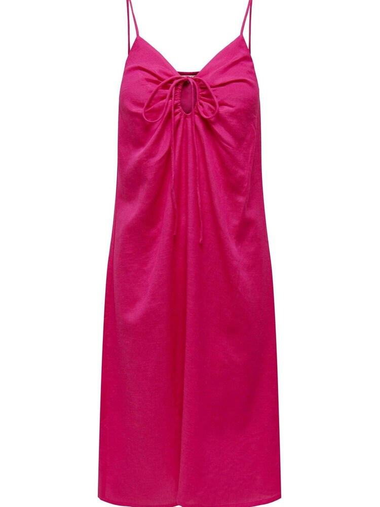 ONLY Pink Ring Detail Linen Cami Dress - Image 1 of 2