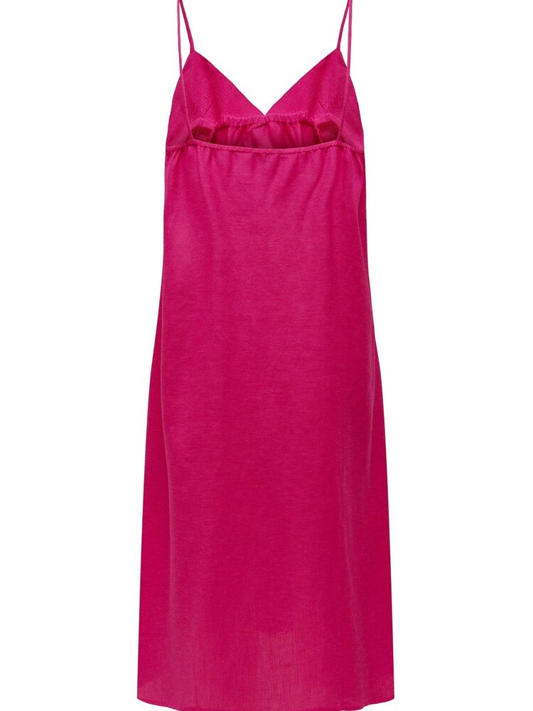 ONLY Pink Ring Detail Linen Cami Dress - Image 2 of 2
