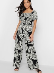 PixieGirl Petite Black Wide Leg Jumpsuit - Image 1 of 4