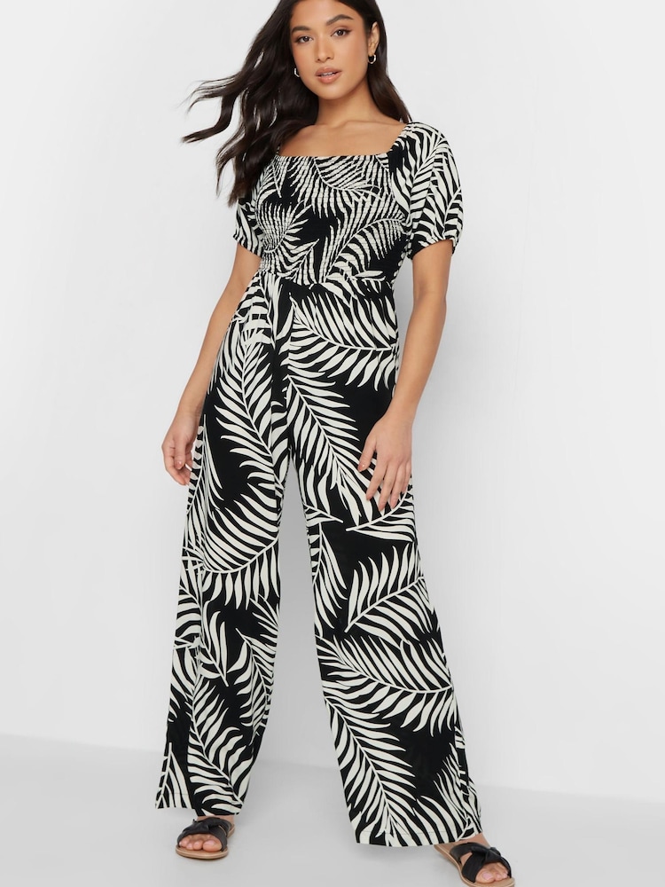 PixieGirl Petite Black Wide Leg Jumpsuit - Image 1 of 4