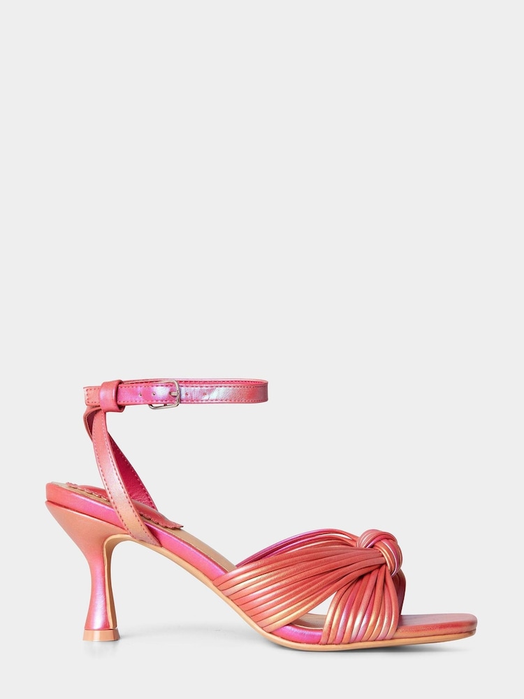 Joe Browns Coral Pink Sunset In Bali Strappy Shoes - Image 1 of 4