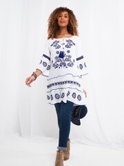 Joe Browns White Santorini Tunic - Image 2 of 5