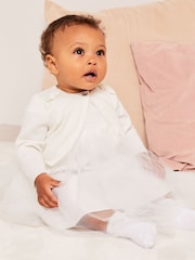 Lipsy Baby Ivory White Occasion Shrug - Image 1 of 6
