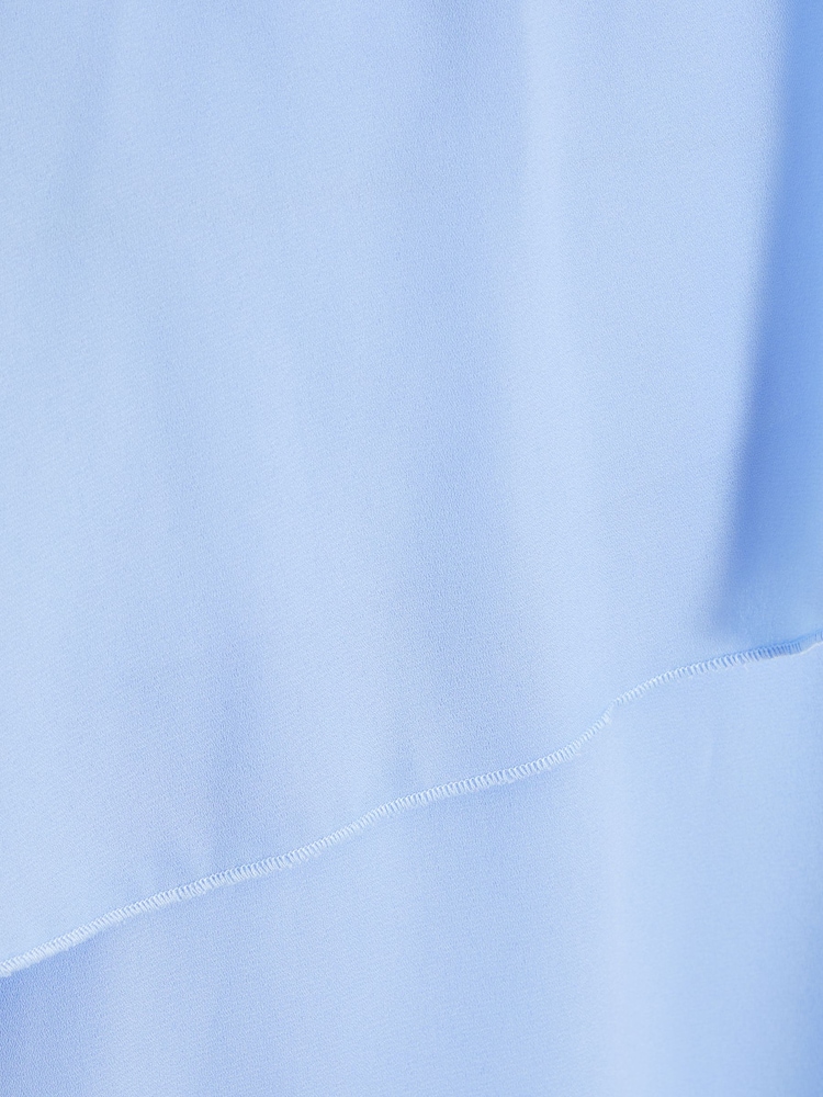 Quiz Light Blue Chiffon Frill Detail Strappy Midaxi Dress - Image 5 of 5