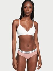 Victoria's Secret Misty Rose Pink Hipster Logo Knickers - Image 1 of 3