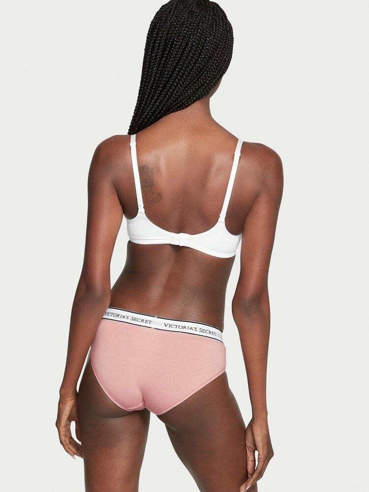 Victoria's Secret Misty Rose Pink Hipster Logo Knickers - Image 2 of 3