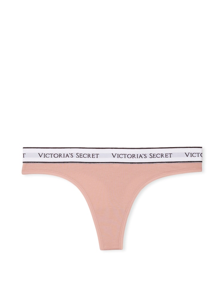 Victoria's Secret Pink Thong Logo Knickers - Image 3 of 3