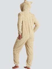 Loungeable Nude Panda Snow Tipped Borg All-In-One - Image 4 of 4