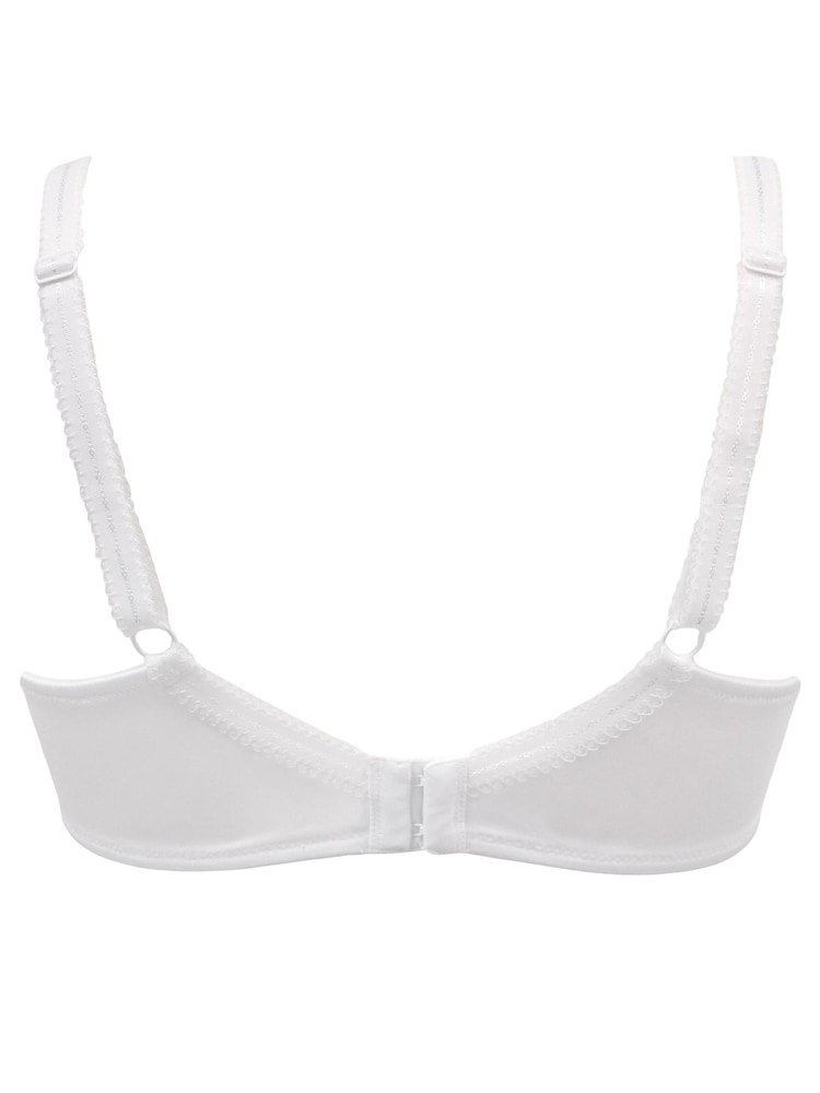 Pour Moi White Aura Side Support Underwired Bra - Image 5 of 5