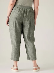 Athleta Green Voyager Linen Trousers - Image 2 of 5