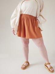 Athleta Orange Alicia Keys Enlighten Up Flutter Shorts - Image 1 of 1